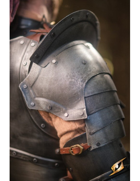 Epaulettes in black steel Epic...