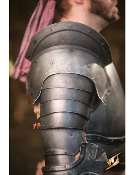 Epaulettes in black steel Epic...