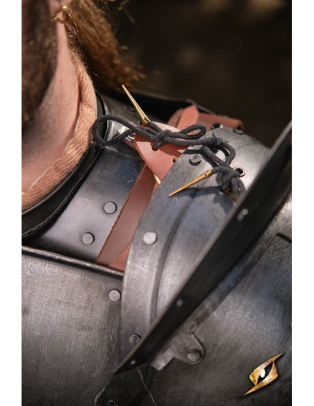 Epaulettes in black steel Epic...