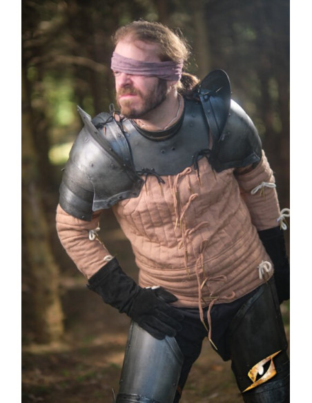 Epaulettes in black steel Epic...