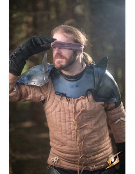 Epaulettes in black steel Epic...