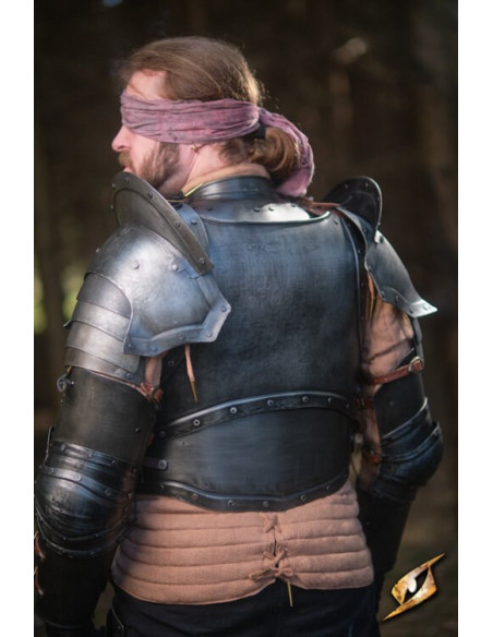 Epaulettes in black steel Epic...