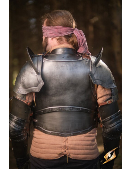 Epaulettes in black steel Epic...