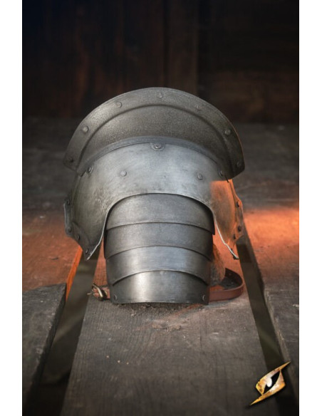 Epaulettes in black steel Epic...