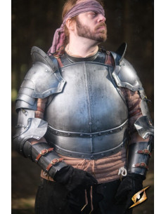 Captain series dark steel breastplate, Epic Armory