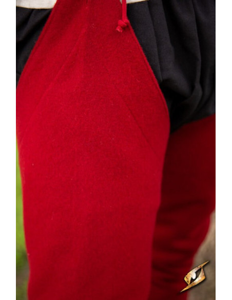 Vintage wool leggings in Emperor Red...