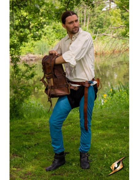 Vintage Misty Blue Cotton Leggings