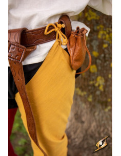 Vintage cotton leggings in Grifo Yellow 2