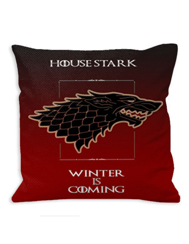 Game of Thrones House Stark cushion
 Size-35x35 cms. Material-Oxford