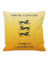 Game of Thrones House Clegane Cushion