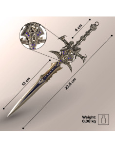 World of Warcraft Frostmourne Miniature Sword with Stand 2
