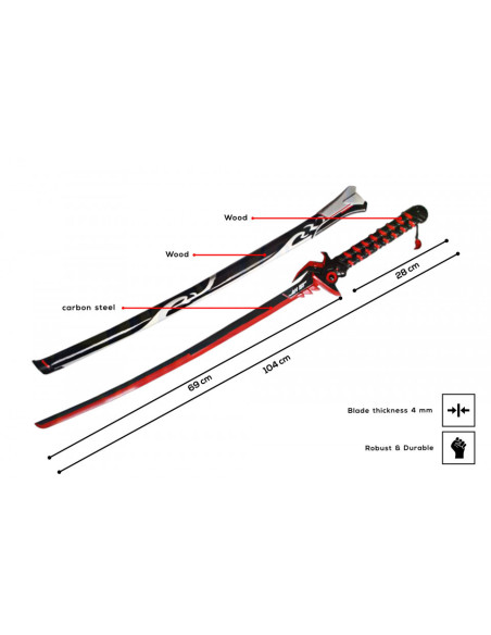 Overwatch Evil Spirits Sword