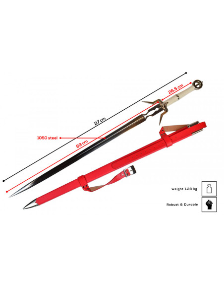 Hand forged sword of Ciri from The...