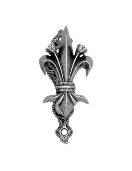 Silver fleur de lis wall bracket