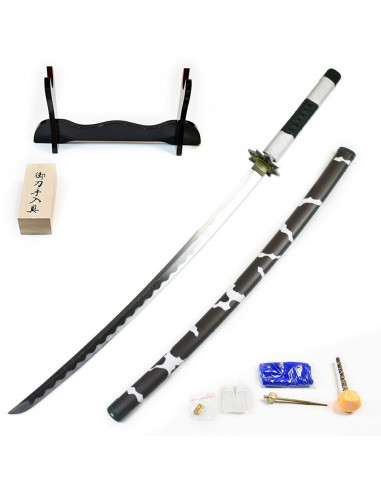 Katana en bambou Agatsuma Zenitsu de Demon Slayer