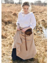 Medieval blouse woman Birga, white