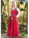 Red Lene Sleeveless Medieval Dress