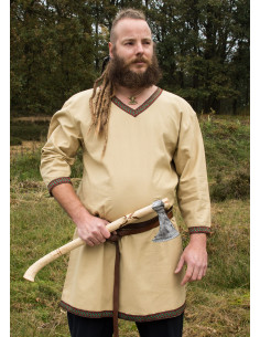 Viking cotton tunic, beige