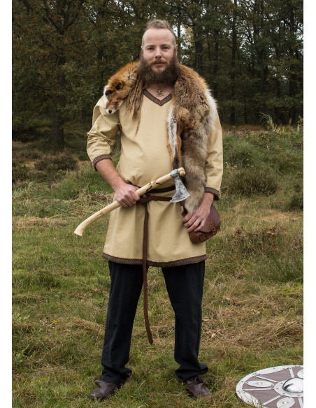 Viking cotton tunic, beige