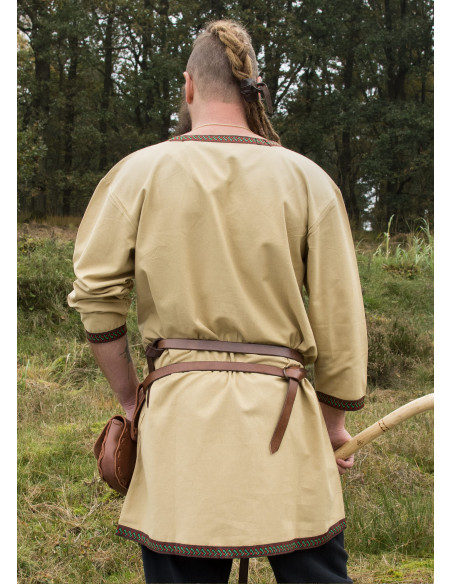 Viking cotton tunic, beige