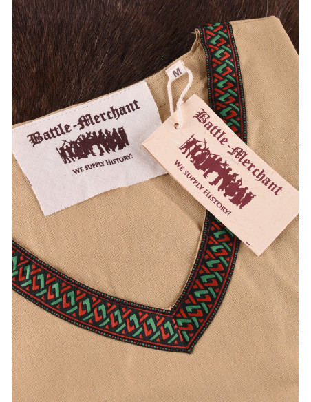 Viking cotton tunic, beige