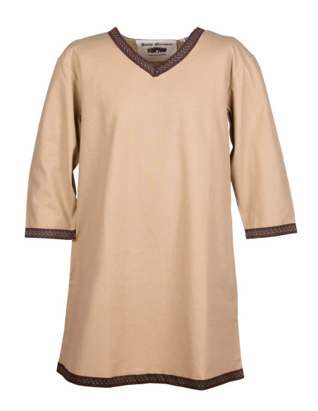 Viking cotton tunic, beige