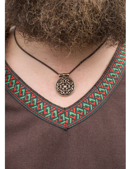 Cotton Viking tunic, brown