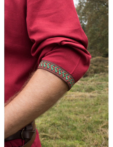 Viking cotton tunic, red