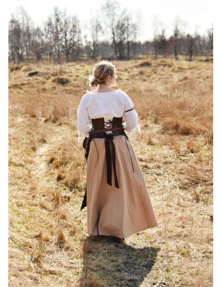 Medieval skirt with wide cut, light... Medieval skirt with wide cut, light...