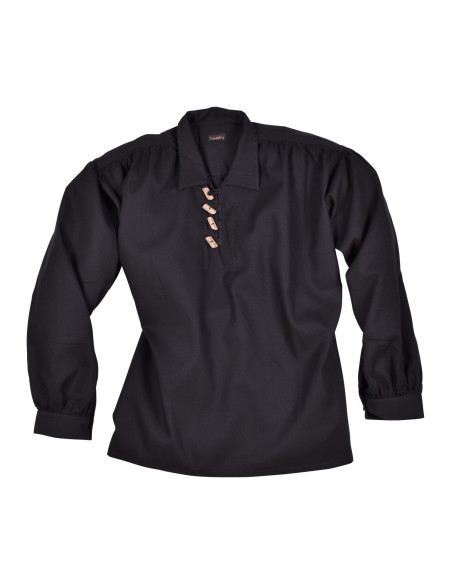 Medieval shirt with wooden buttons,...