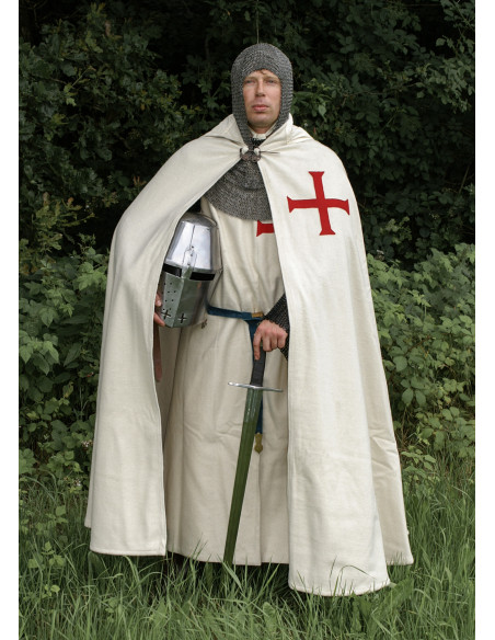 Cape of the Knights Templar in wool