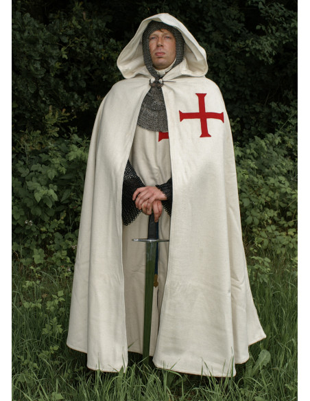 Cape of the Knights Templar in wool