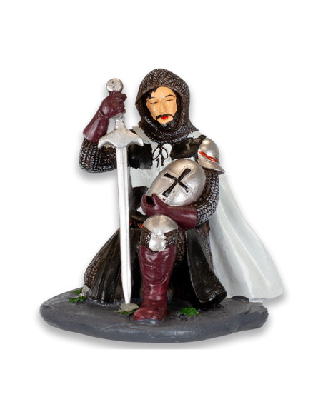 Hospitaller knight figure guarding...