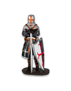 Figure hospital knight with sword and shield, 16 cm.