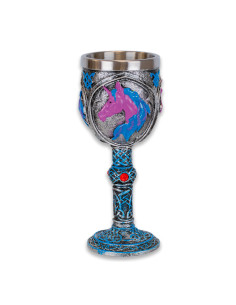 Unicorn resin cup for collectors, 18 cm.