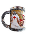 Resin mug of the Knights Templar