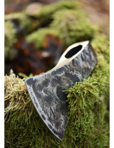 Hand forged carbon steel ax head 2