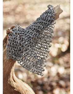 20 x 20 cm aluminum chain mail, edged rings 2