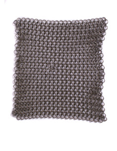 BTW chainmail 20 x 20 cm, ID 8 mm rings.