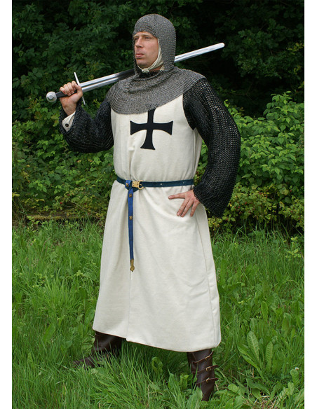 Teutonic wool tabard with black cross