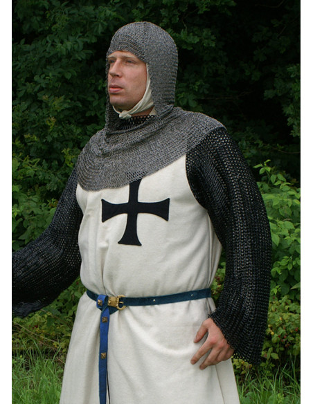 Teutonic wool tabard with black cross