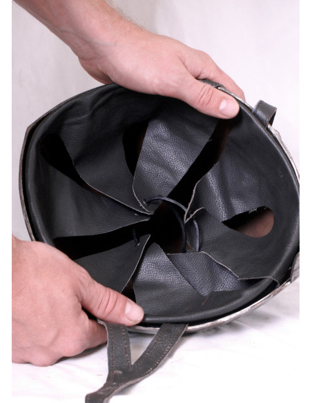 Leather interior padding for medieval...