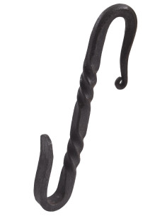 Hand forged steel belt hook