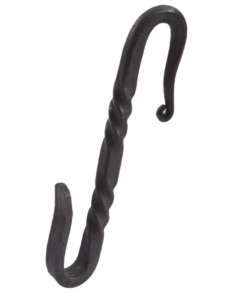 Hand forged steel belt hook