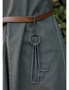 Hand forged steel belt hook 2