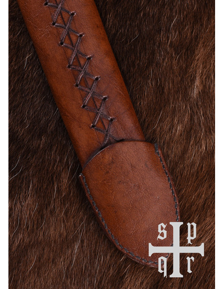 Leather sheath with belt for medieval...