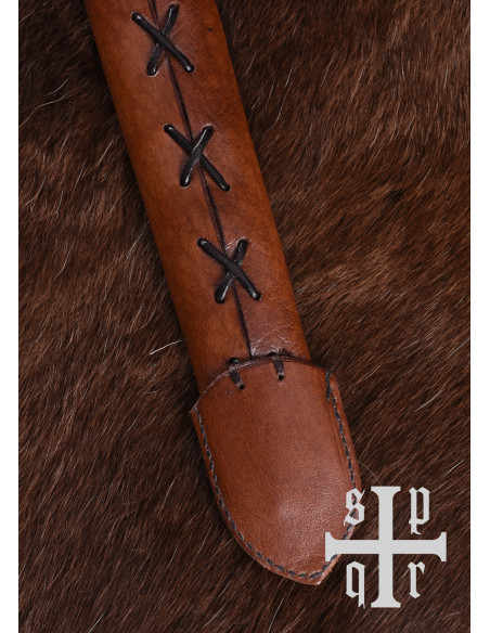 Short scabbard with belt for medieval...