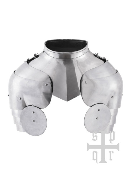 Medieval gorget with shoulder pads,... Medieval gorget with shoulder pads,...