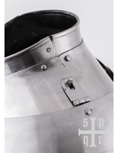 Medieval gorget with shoulder pads, S. XIV 2