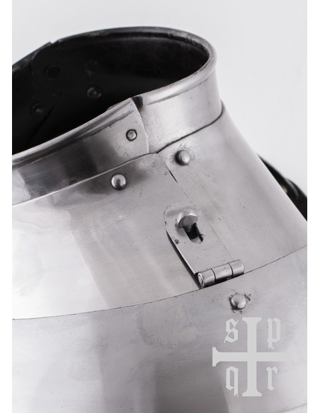 Medieval gorget with shoulder pads,... Medieval gorget with shoulder pads,...